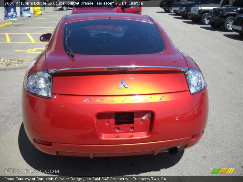 Sunset Orange Pearlescent / Dark Charcoal 2006 Mitsubishi Eclipse GS Coupe