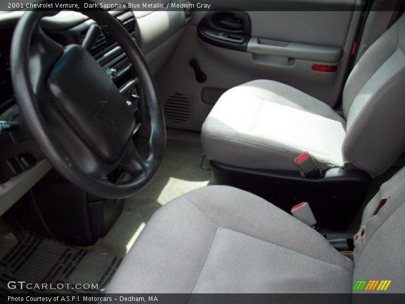 Dark Sapphire Blue Metallic / Medium Gray 2001 Chevrolet Venture