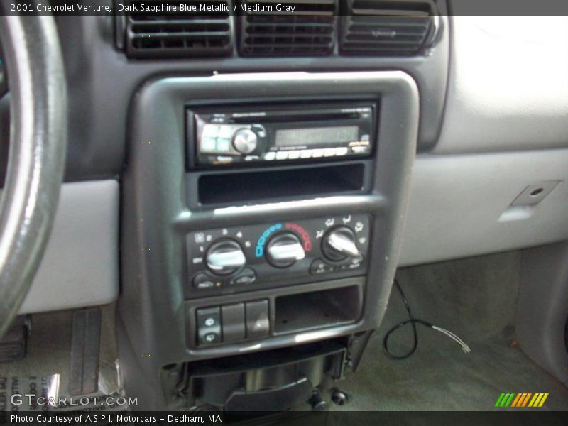 Dark Sapphire Blue Metallic / Medium Gray 2001 Chevrolet Venture