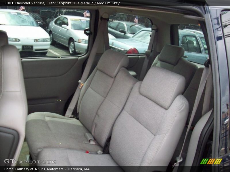 Dark Sapphire Blue Metallic / Medium Gray 2001 Chevrolet Venture