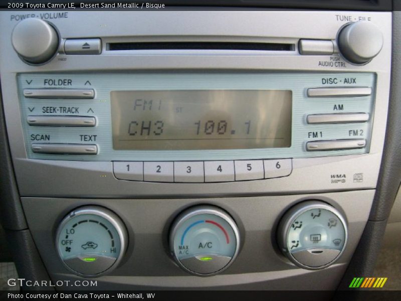 Desert Sand Metallic / Bisque 2009 Toyota Camry LE