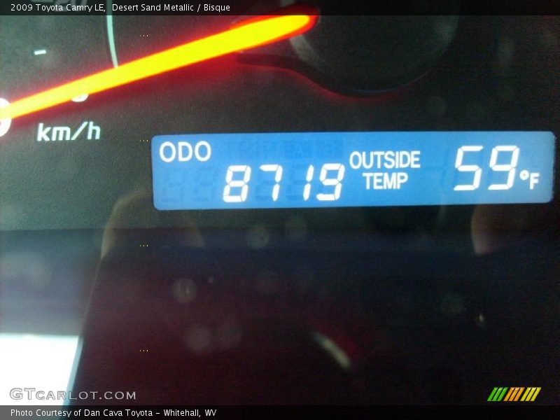 Desert Sand Metallic / Bisque 2009 Toyota Camry LE