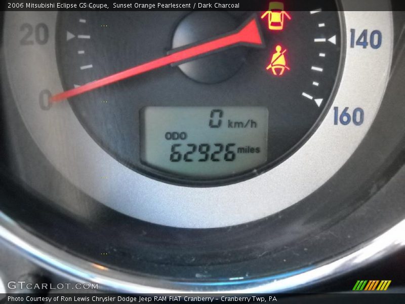 Sunset Orange Pearlescent / Dark Charcoal 2006 Mitsubishi Eclipse GS Coupe