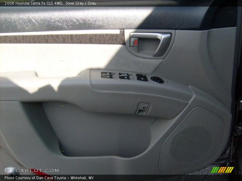 Steel Gray / Gray 2008 Hyundai Santa Fe GLS 4WD