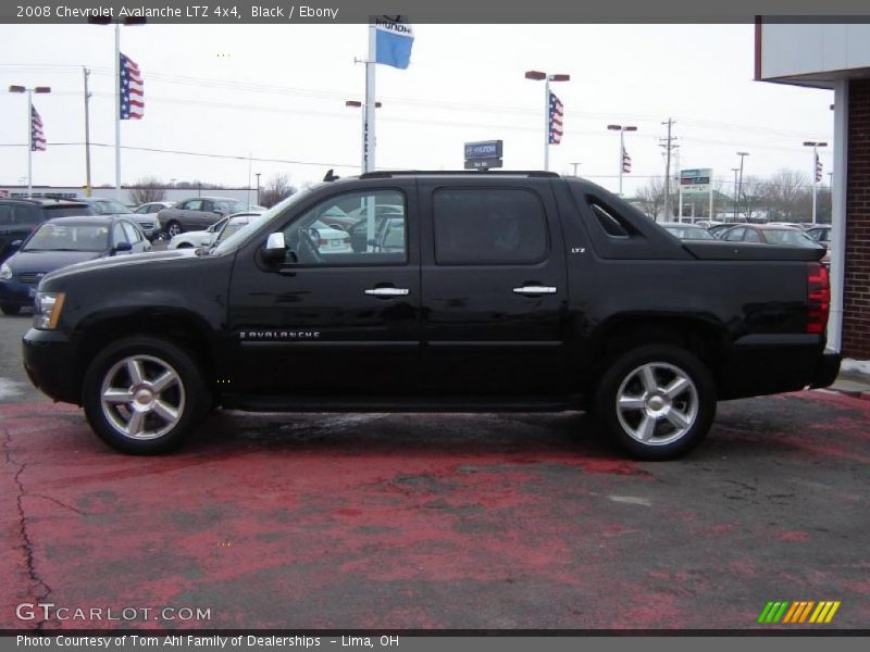 Black / Ebony 2008 Chevrolet Avalanche LTZ 4x4
