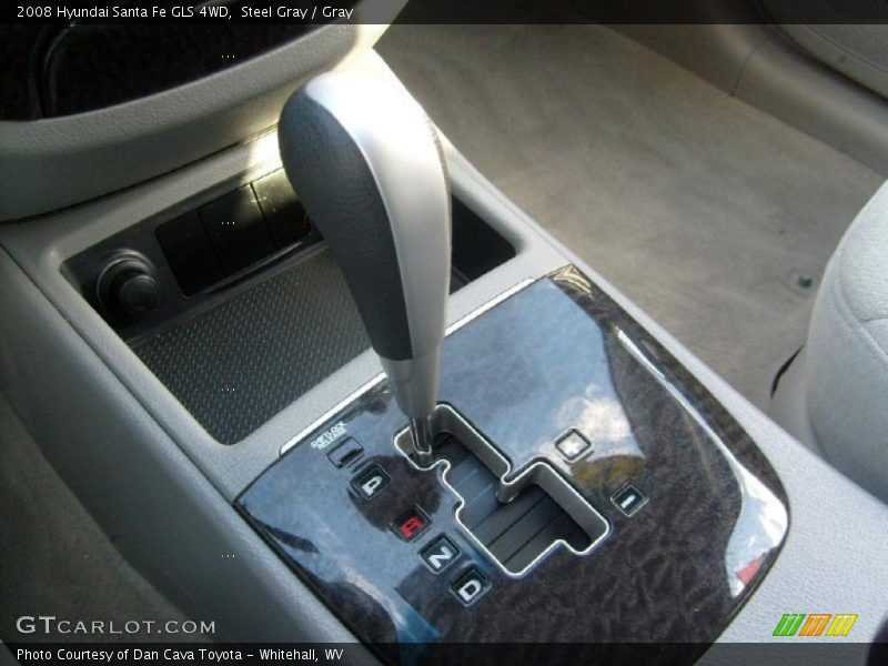 Steel Gray / Gray 2008 Hyundai Santa Fe GLS 4WD