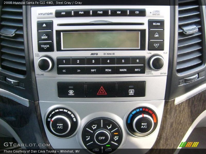 Steel Gray / Gray 2008 Hyundai Santa Fe GLS 4WD