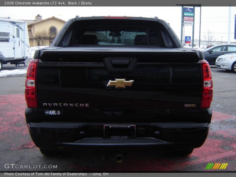 Black / Ebony 2008 Chevrolet Avalanche LTZ 4x4