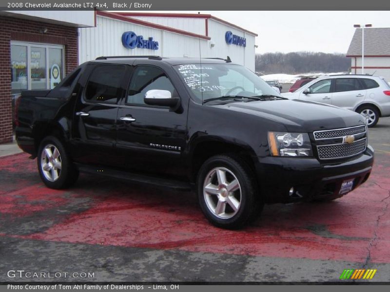 Black / Ebony 2008 Chevrolet Avalanche LTZ 4x4