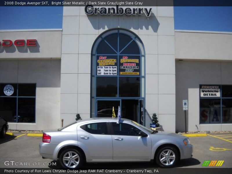 Bright Silver Metallic / Dark Slate Gray/Light Slate Gray 2008 Dodge Avenger SXT
