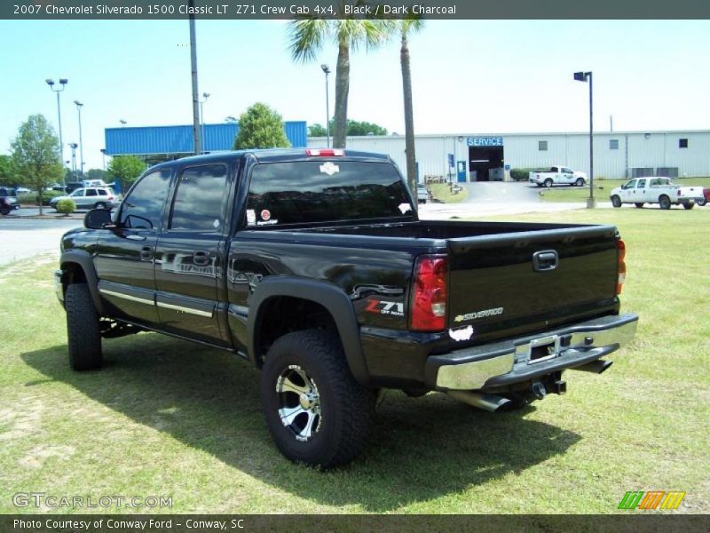 Black / Dark Charcoal 2007 Chevrolet Silverado 1500 Classic LT  Z71 Crew Cab 4x4