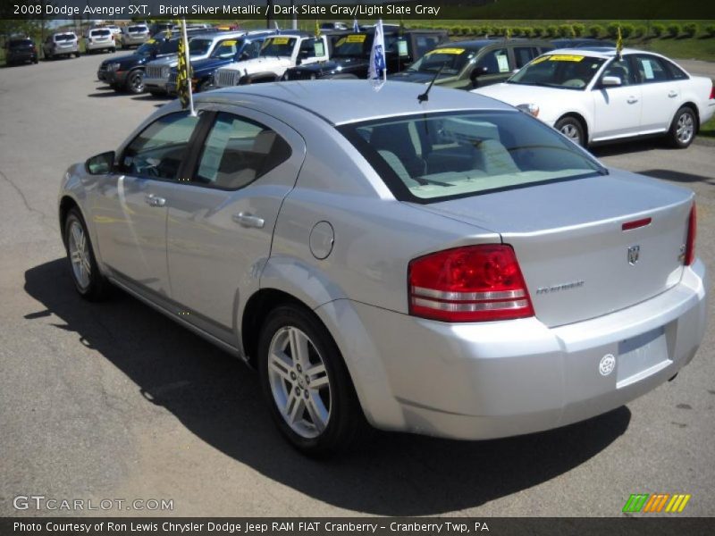 Bright Silver Metallic / Dark Slate Gray/Light Slate Gray 2008 Dodge Avenger SXT
