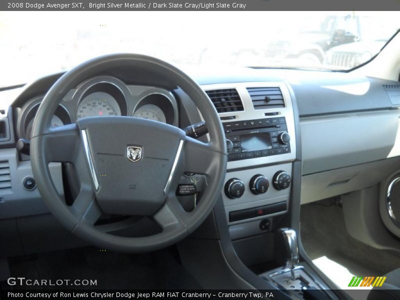 Bright Silver Metallic / Dark Slate Gray/Light Slate Gray 2008 Dodge Avenger SXT