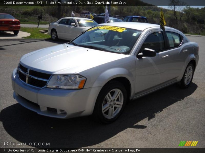 Bright Silver Metallic / Dark Slate Gray/Light Slate Gray 2008 Dodge Avenger SXT