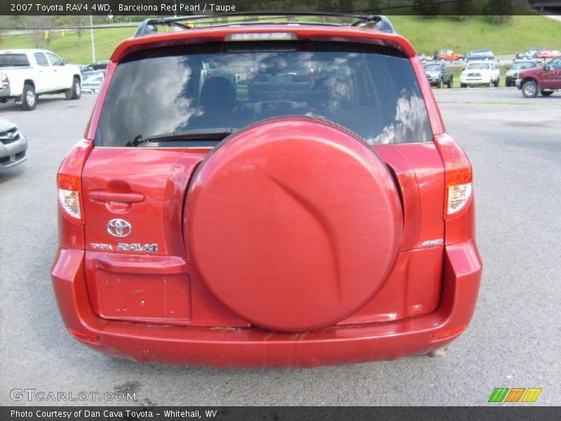 Barcelona Red Pearl / Taupe 2007 Toyota RAV4 4WD