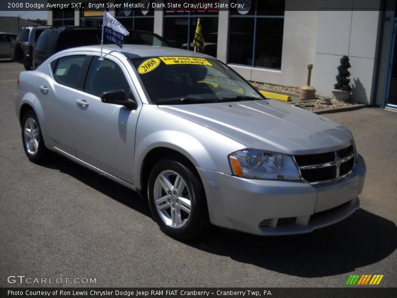 Bright Silver Metallic / Dark Slate Gray/Light Slate Gray 2008 Dodge Avenger SXT