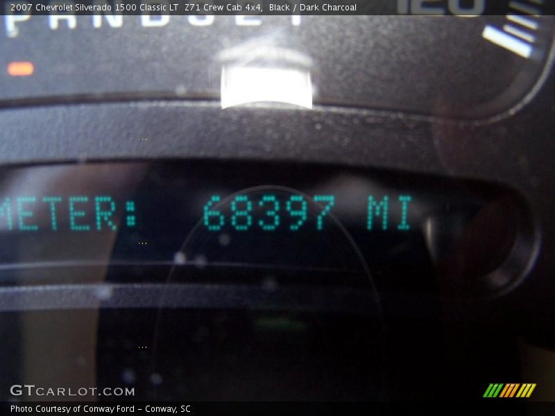 Black / Dark Charcoal 2007 Chevrolet Silverado 1500 Classic LT  Z71 Crew Cab 4x4