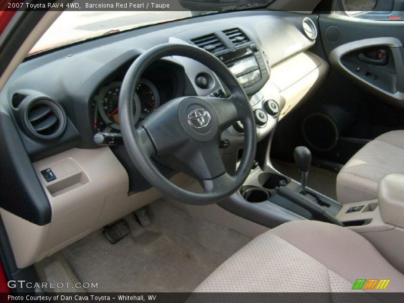 Barcelona Red Pearl / Taupe 2007 Toyota RAV4 4WD