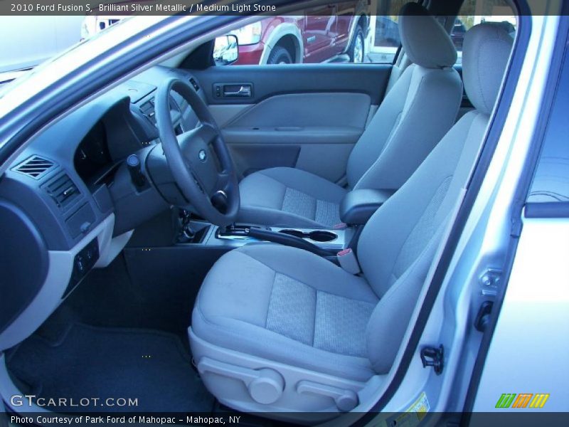 Brilliant Silver Metallic / Medium Light Stone 2010 Ford Fusion S