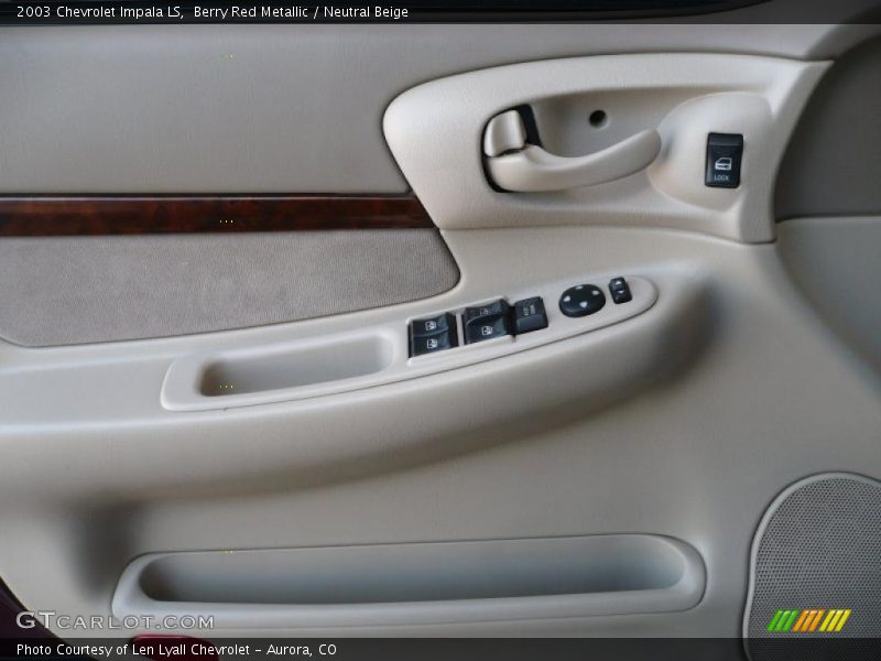 Berry Red Metallic / Neutral Beige 2003 Chevrolet Impala LS