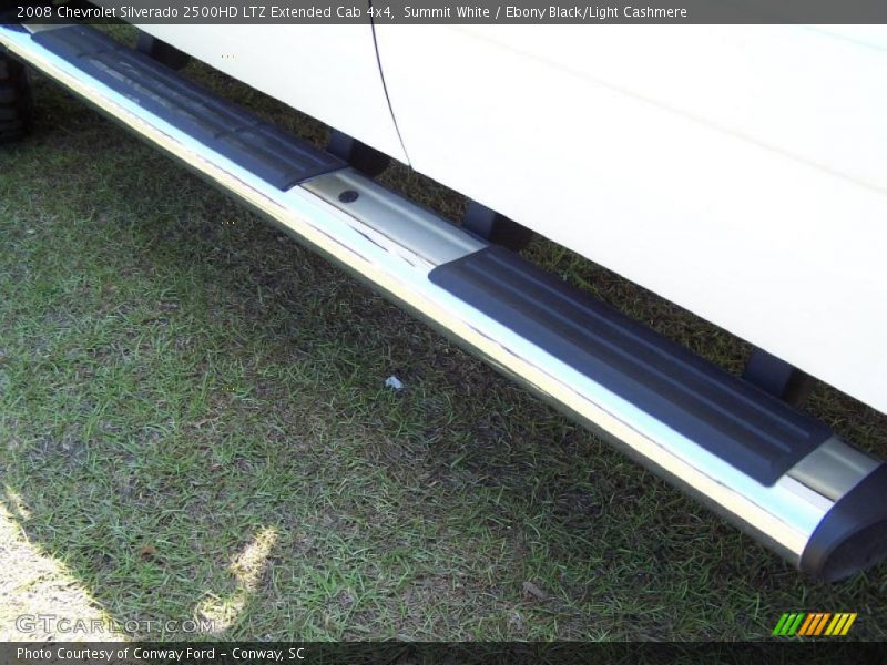 Summit White / Ebony Black/Light Cashmere 2008 Chevrolet Silverado 2500HD LTZ Extended Cab 4x4