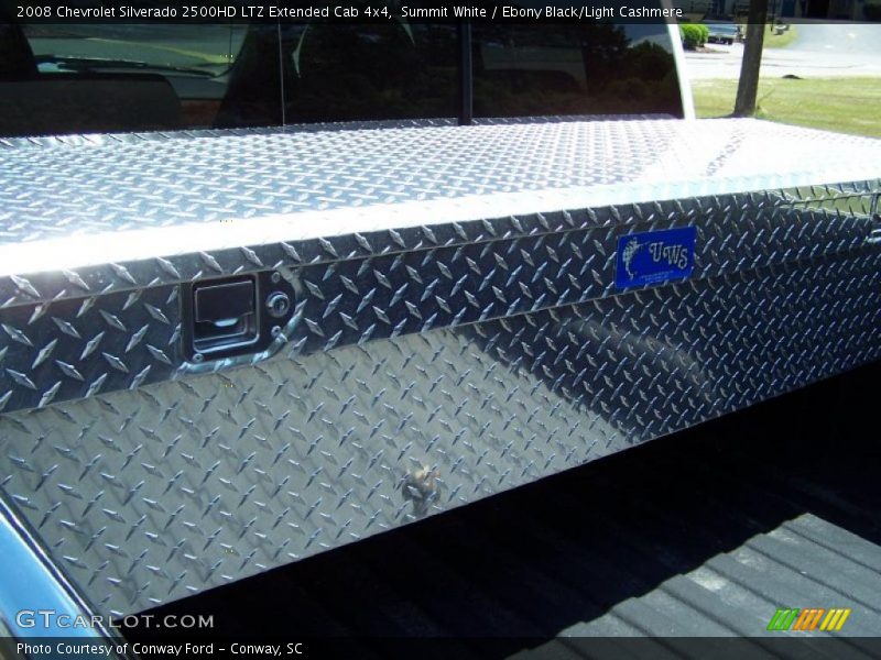Summit White / Ebony Black/Light Cashmere 2008 Chevrolet Silverado 2500HD LTZ Extended Cab 4x4