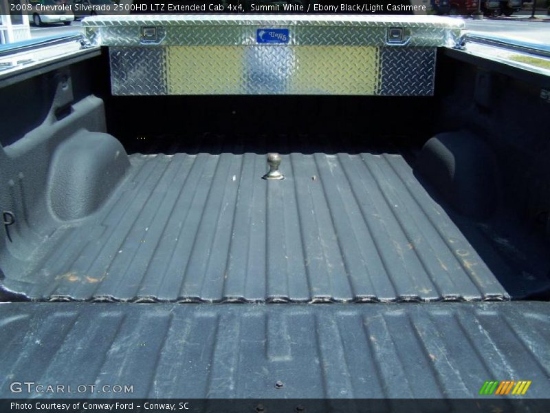 Summit White / Ebony Black/Light Cashmere 2008 Chevrolet Silverado 2500HD LTZ Extended Cab 4x4