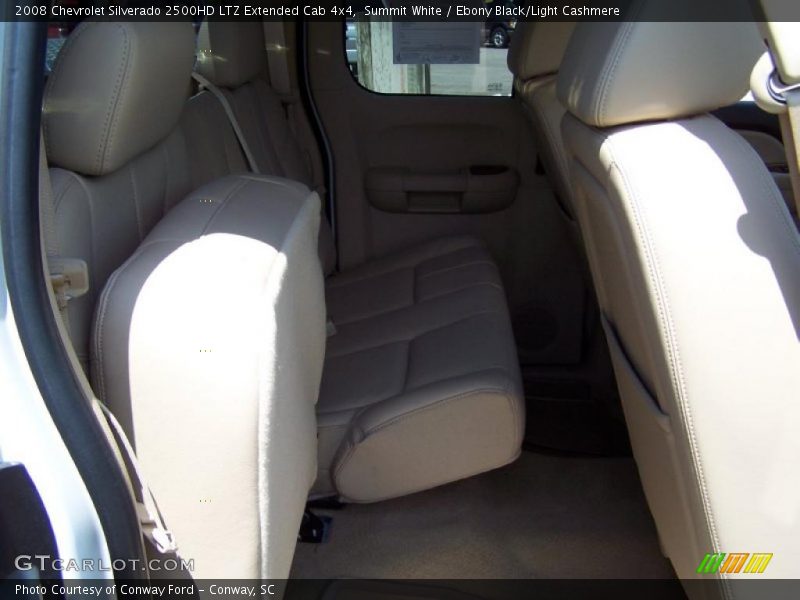 Summit White / Ebony Black/Light Cashmere 2008 Chevrolet Silverado 2500HD LTZ Extended Cab 4x4