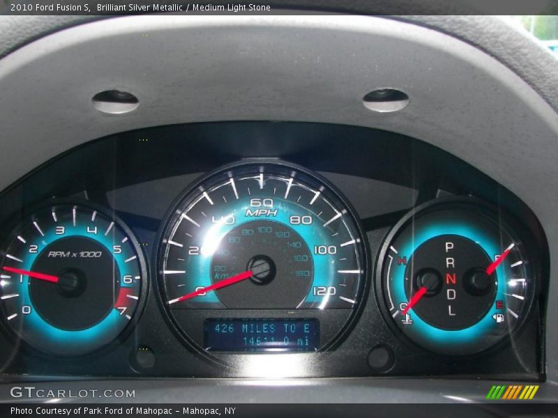 Brilliant Silver Metallic / Medium Light Stone 2010 Ford Fusion S