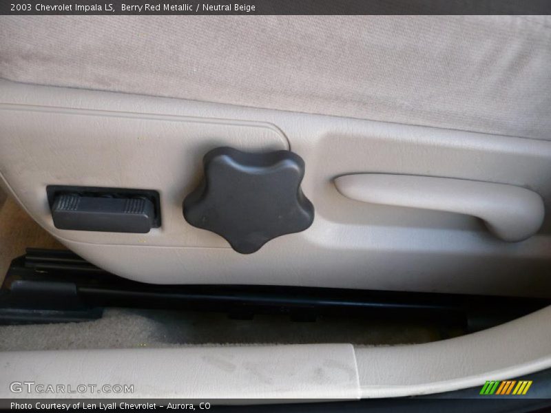 Berry Red Metallic / Neutral Beige 2003 Chevrolet Impala LS