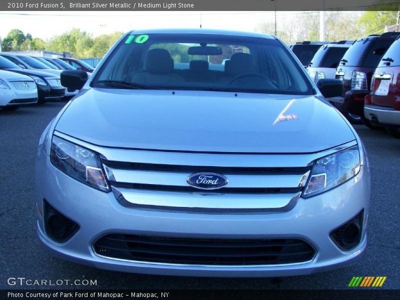 Brilliant Silver Metallic / Medium Light Stone 2010 Ford Fusion S