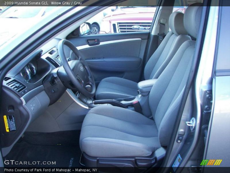 Willow Gray / Gray 2009 Hyundai Sonata GLS