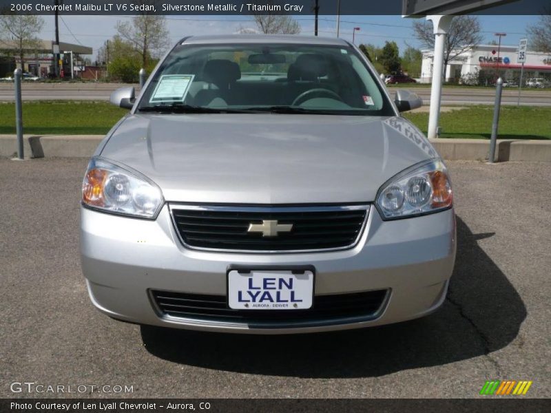 Silverstone Metallic / Titanium Gray 2006 Chevrolet Malibu LT V6 Sedan