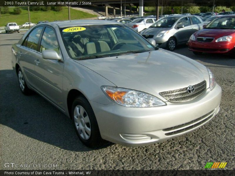 Lunar Mist Metallic / Stone 2003 Toyota Camry LE