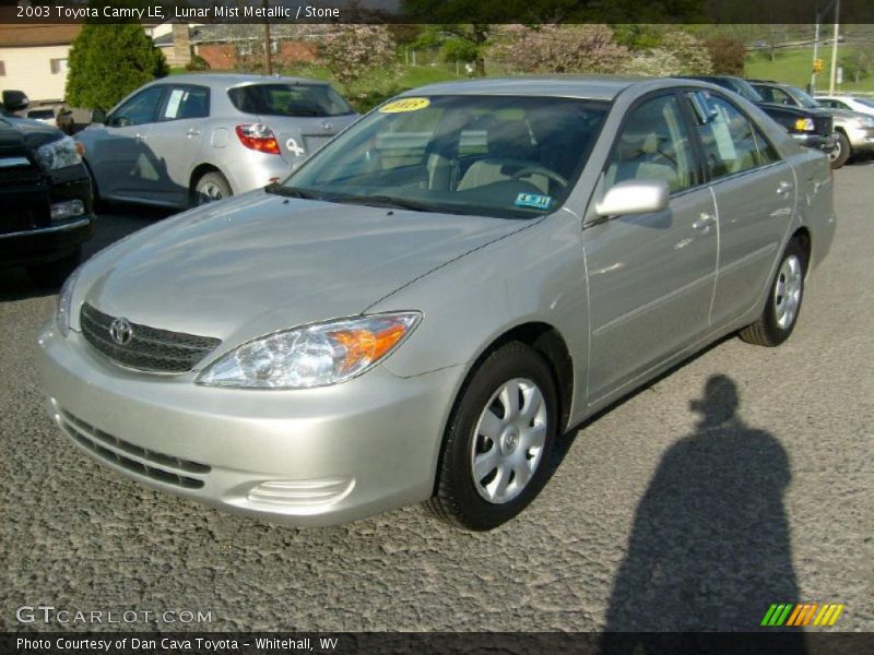 Lunar Mist Metallic / Stone 2003 Toyota Camry LE