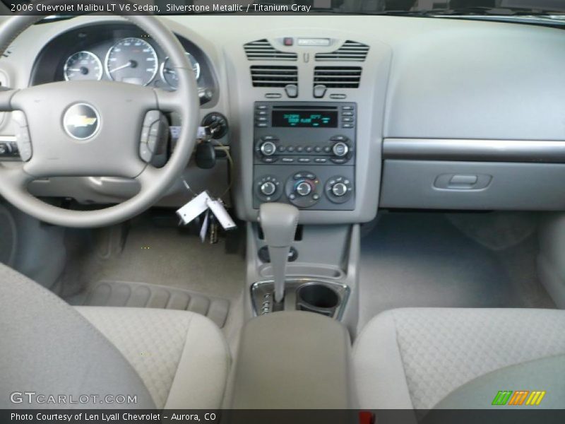 Silverstone Metallic / Titanium Gray 2006 Chevrolet Malibu LT V6 Sedan