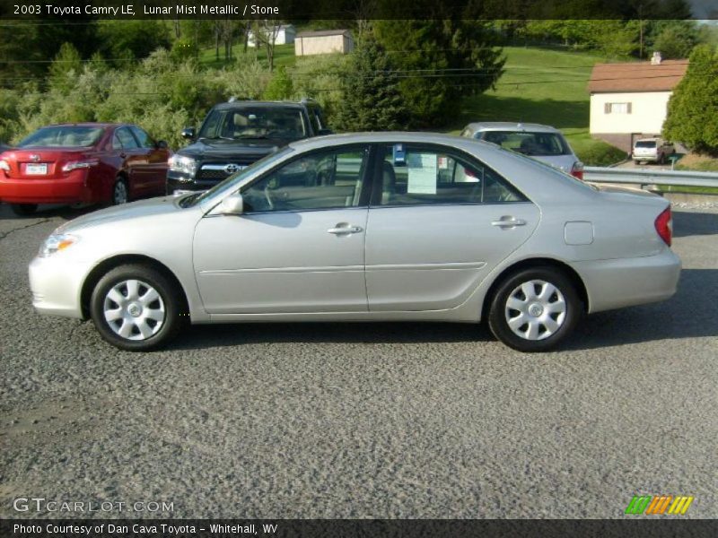 Lunar Mist Metallic / Stone 2003 Toyota Camry LE