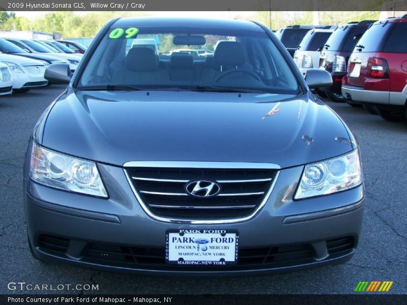 Willow Gray / Gray 2009 Hyundai Sonata GLS