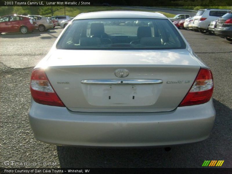 Lunar Mist Metallic / Stone 2003 Toyota Camry LE