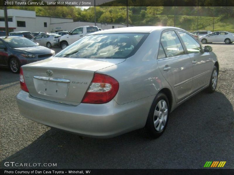 Lunar Mist Metallic / Stone 2003 Toyota Camry LE