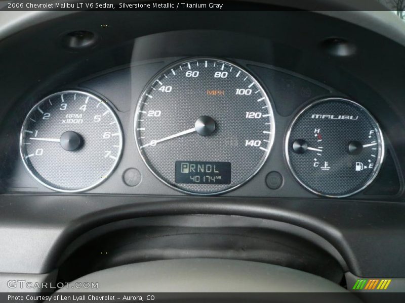 Silverstone Metallic / Titanium Gray 2006 Chevrolet Malibu LT V6 Sedan