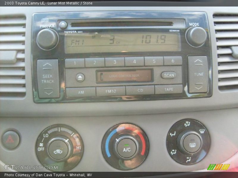 Lunar Mist Metallic / Stone 2003 Toyota Camry LE