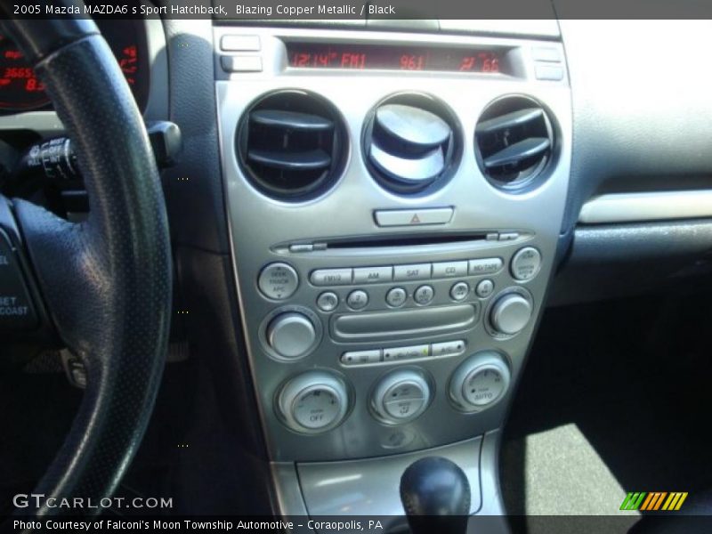 Blazing Copper Metallic / Black 2005 Mazda MAZDA6 s Sport Hatchback