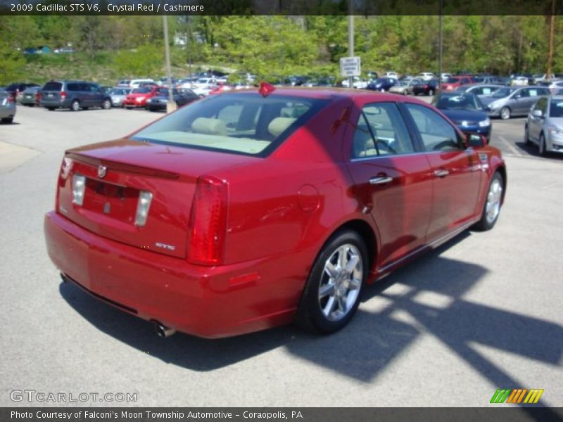 Crystal Red / Cashmere 2009 Cadillac STS V6