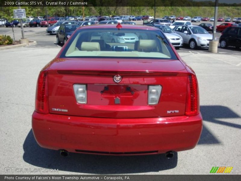 Crystal Red / Cashmere 2009 Cadillac STS V6