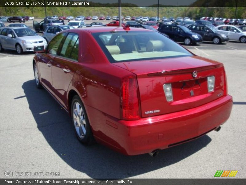 Crystal Red / Cashmere 2009 Cadillac STS V6