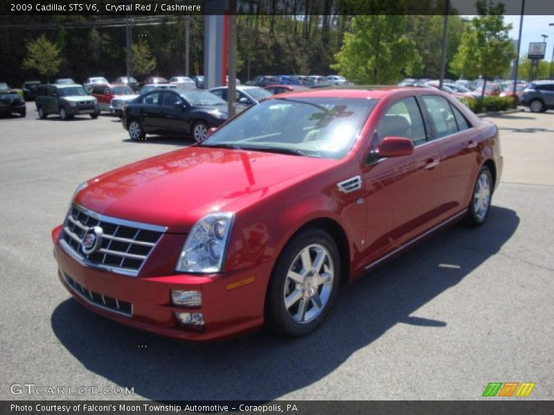 Crystal Red / Cashmere 2009 Cadillac STS V6