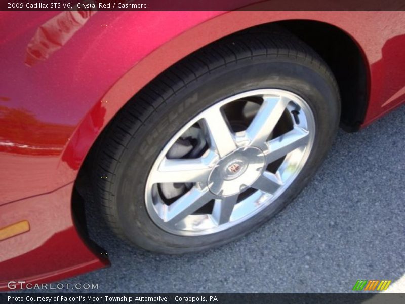 Crystal Red / Cashmere 2009 Cadillac STS V6