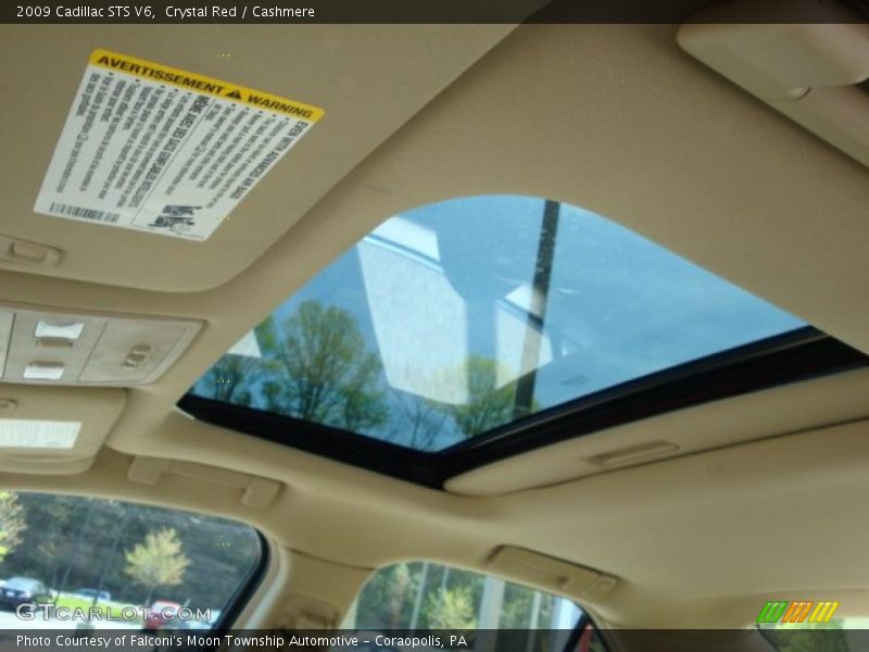 Crystal Red / Cashmere 2009 Cadillac STS V6