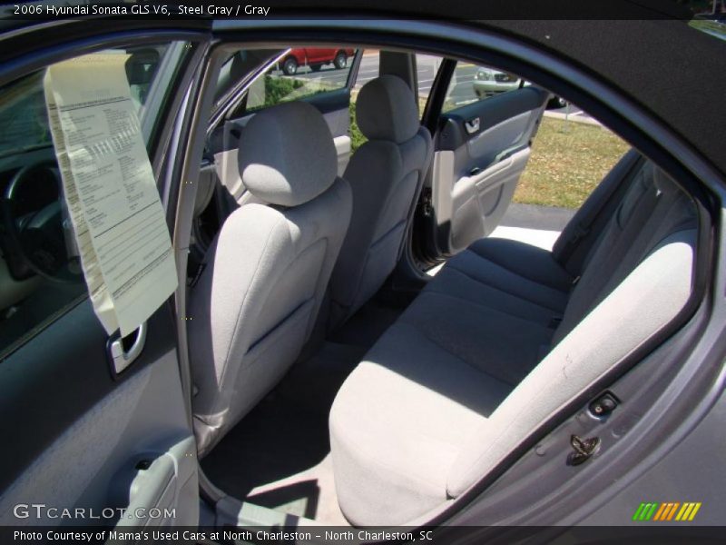 Steel Gray / Gray 2006 Hyundai Sonata GLS V6